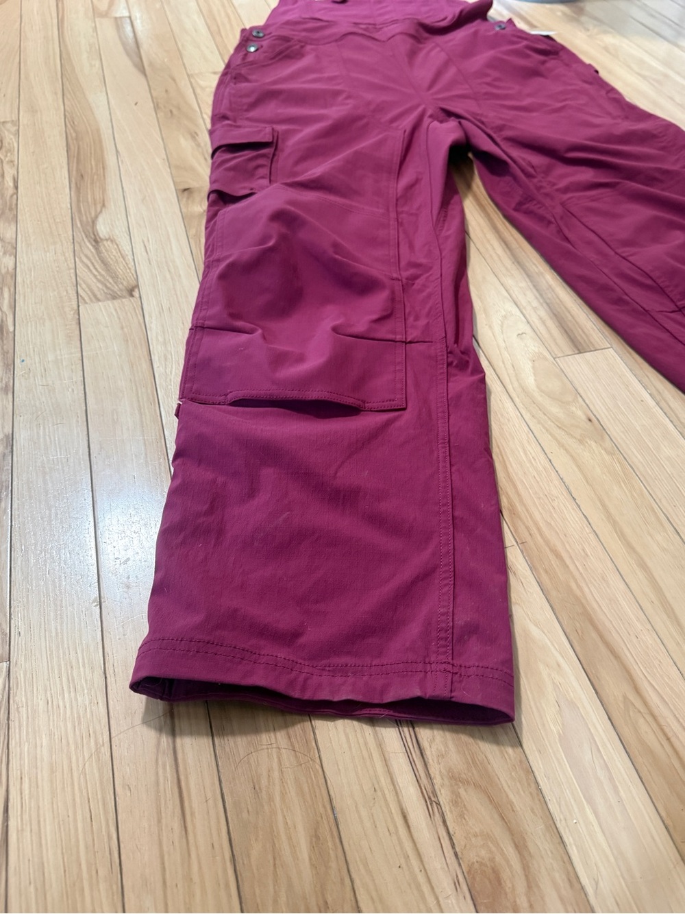 🌻Duluth Trading Co Burgundy Utility Cargo Overalls - Picture 6 of 10